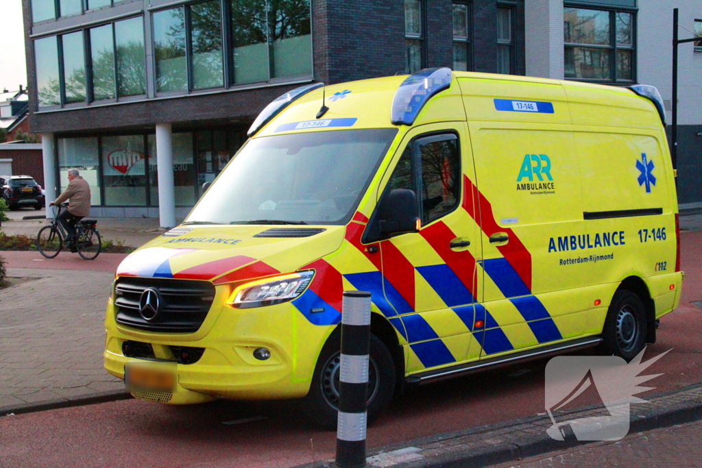 Maaltijdbezorger aangereden