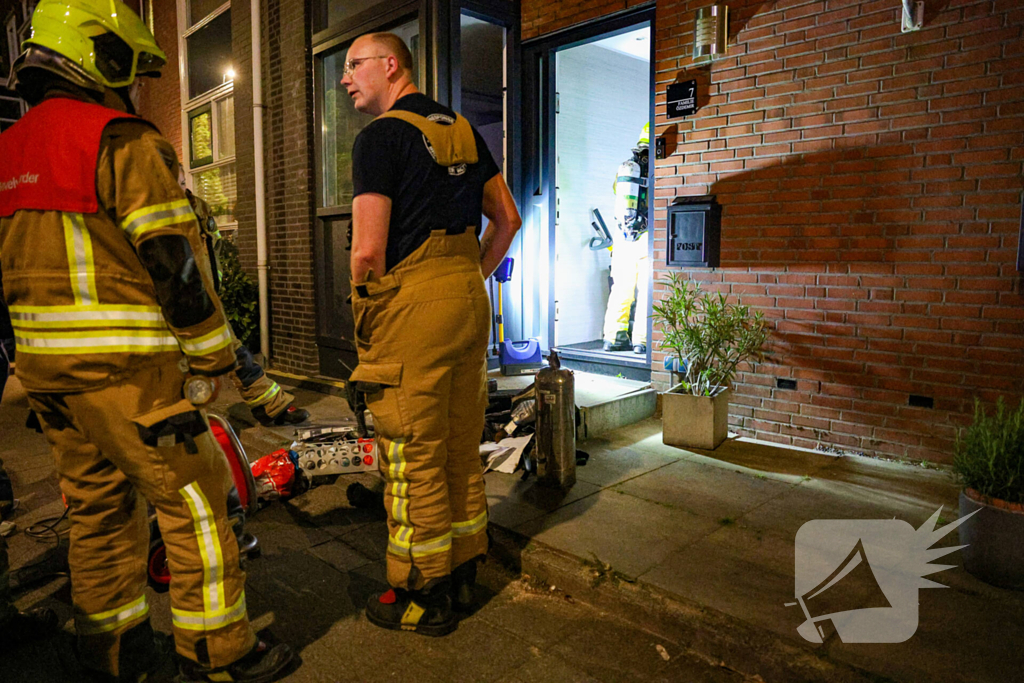 Kind onder behandeling na brand in meterkast