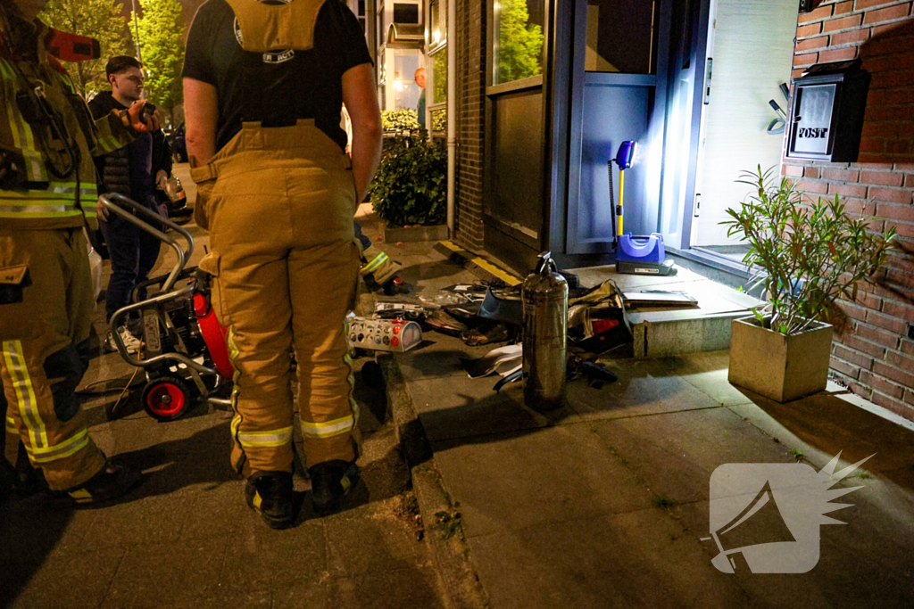 Kind onder behandeling na brand in meterkast