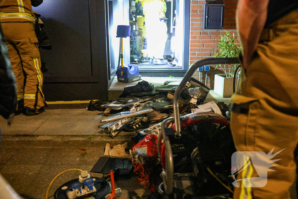 Kind onder behandeling na brand in meterkast