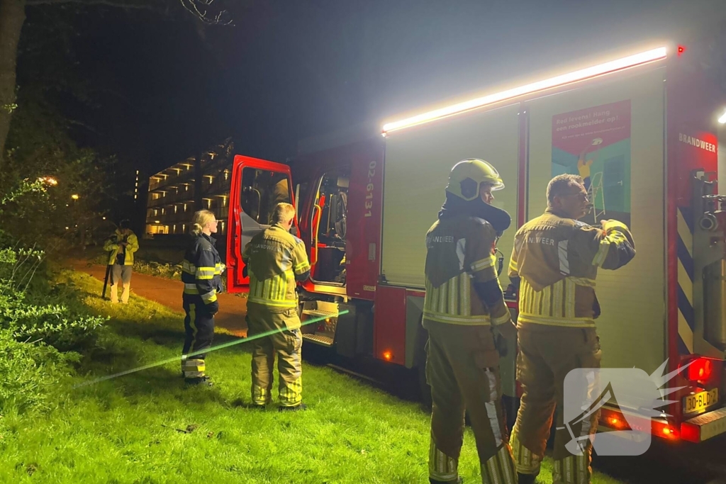 Vuurkorf zorgt voor brand in achtertuin