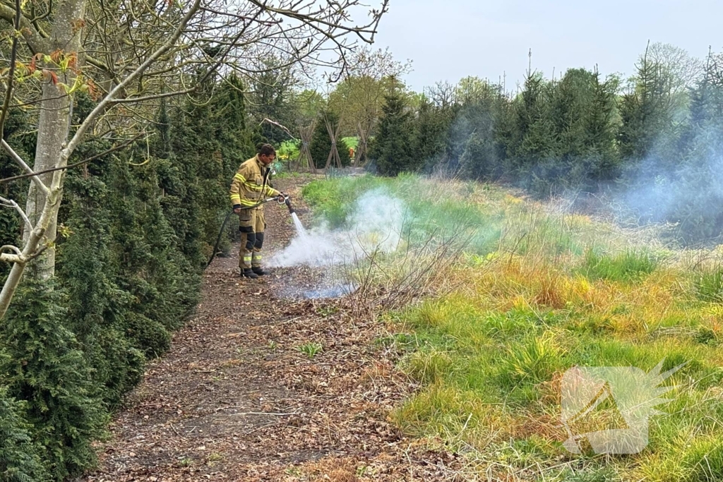 Buitenbrand snel onder controle