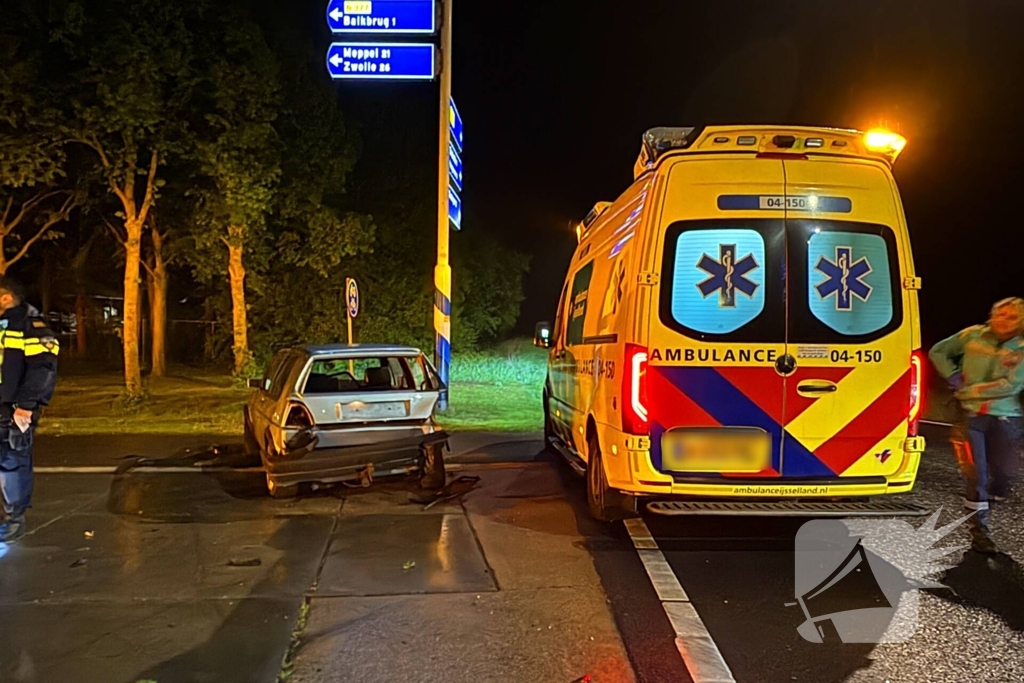 Beschonken bestuurder zorgt voor forse schades