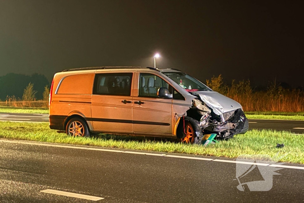 Beschonken bestuurder zorgt voor forse schades