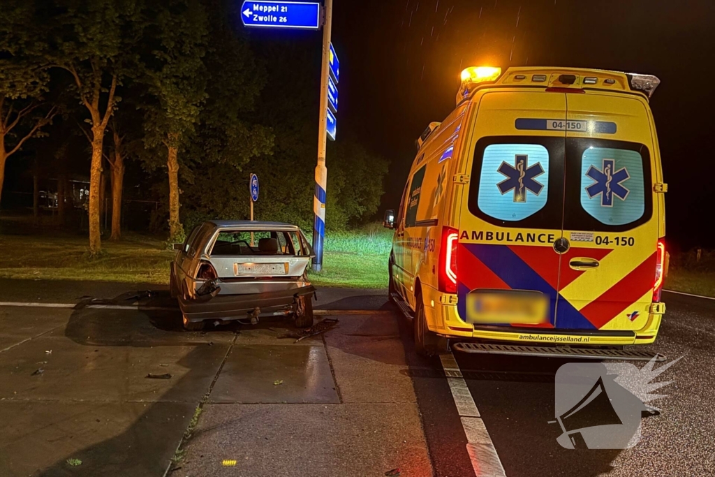 Beschonken bestuurder zorgt voor forse schades