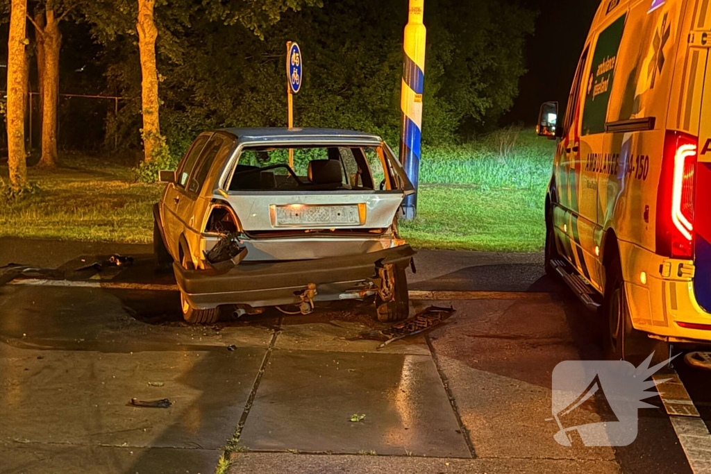 Beschonken bestuurder zorgt voor forse schades