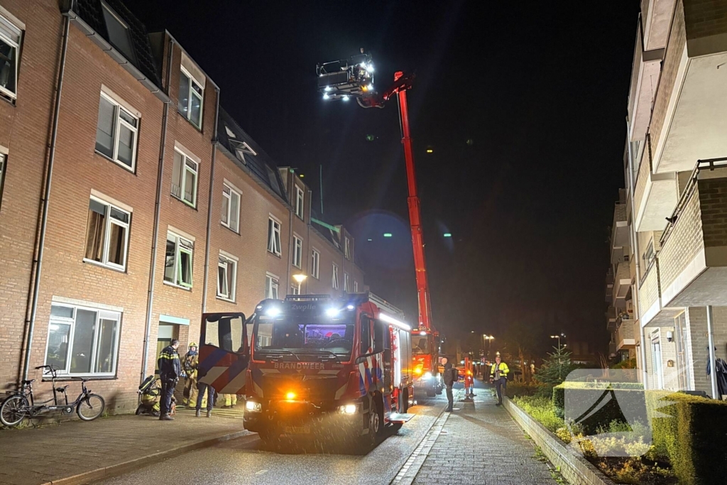 Brand in appartementencomplex veroorzaakt ontruiming