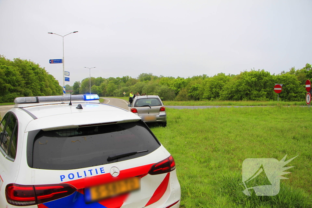 Meerdere voertuigen betrokken bij aanrijding op afrit