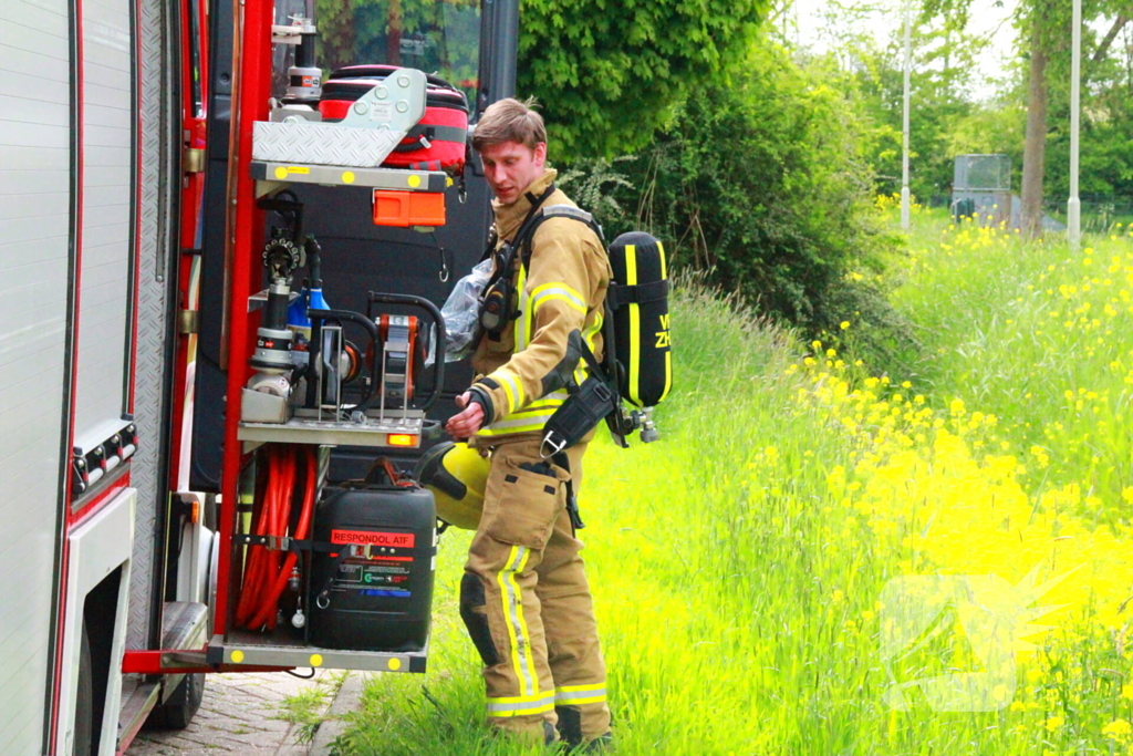 Gaslekkage tijdens graafwerkzaamheden