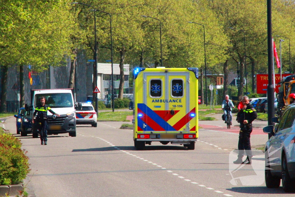 Traumahelikopter landt voor medische noodsituatie