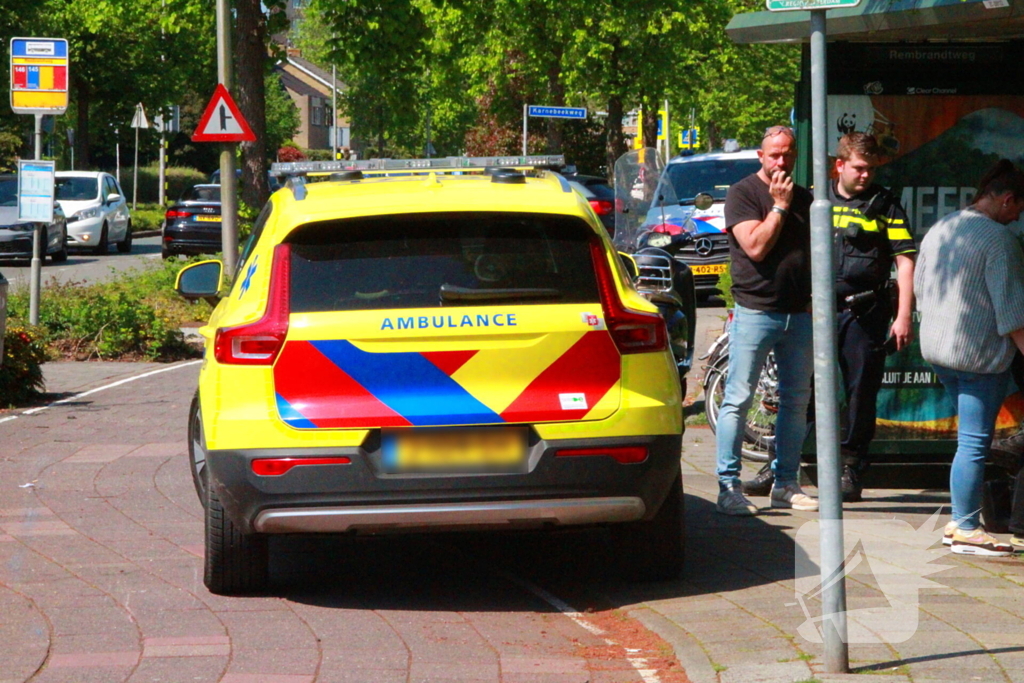 Scooterrijder geschept door automobilist