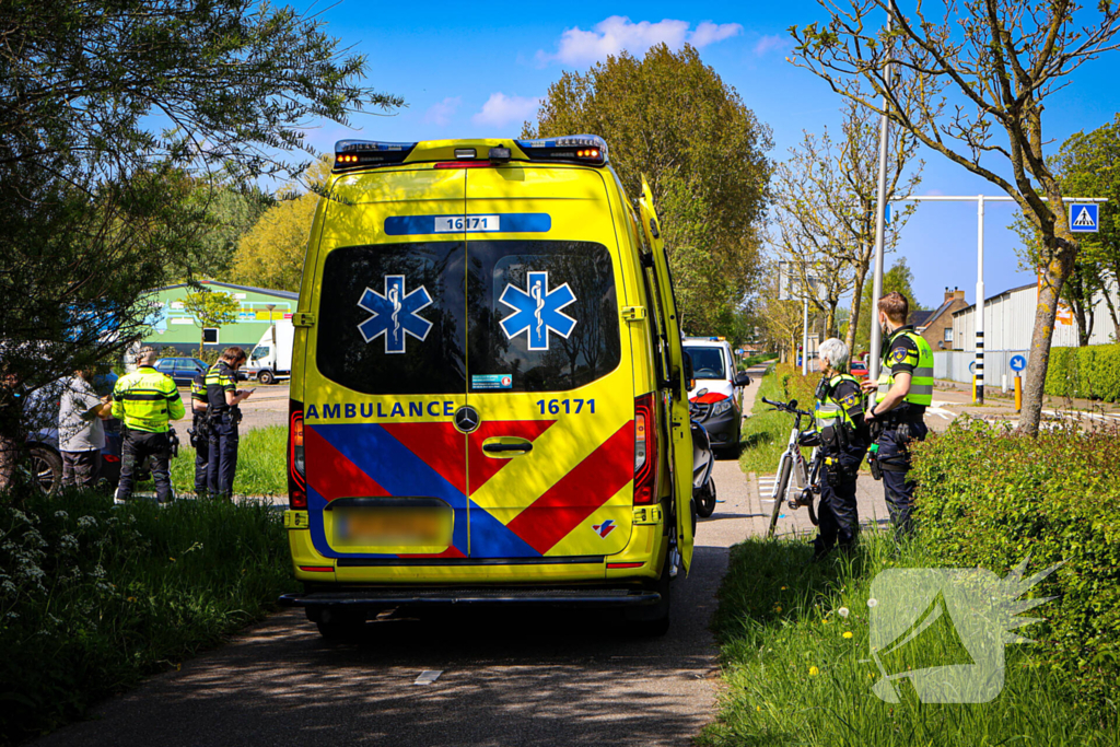 Scooterrijder gewond bij aanrijding met automobilist