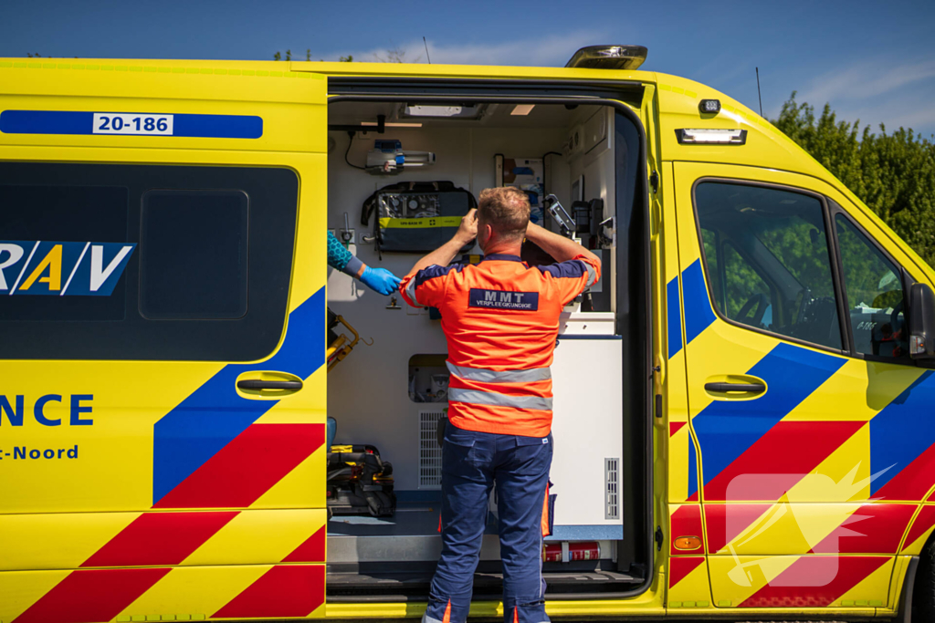 Motorrijder zwaargewond bij ongeval