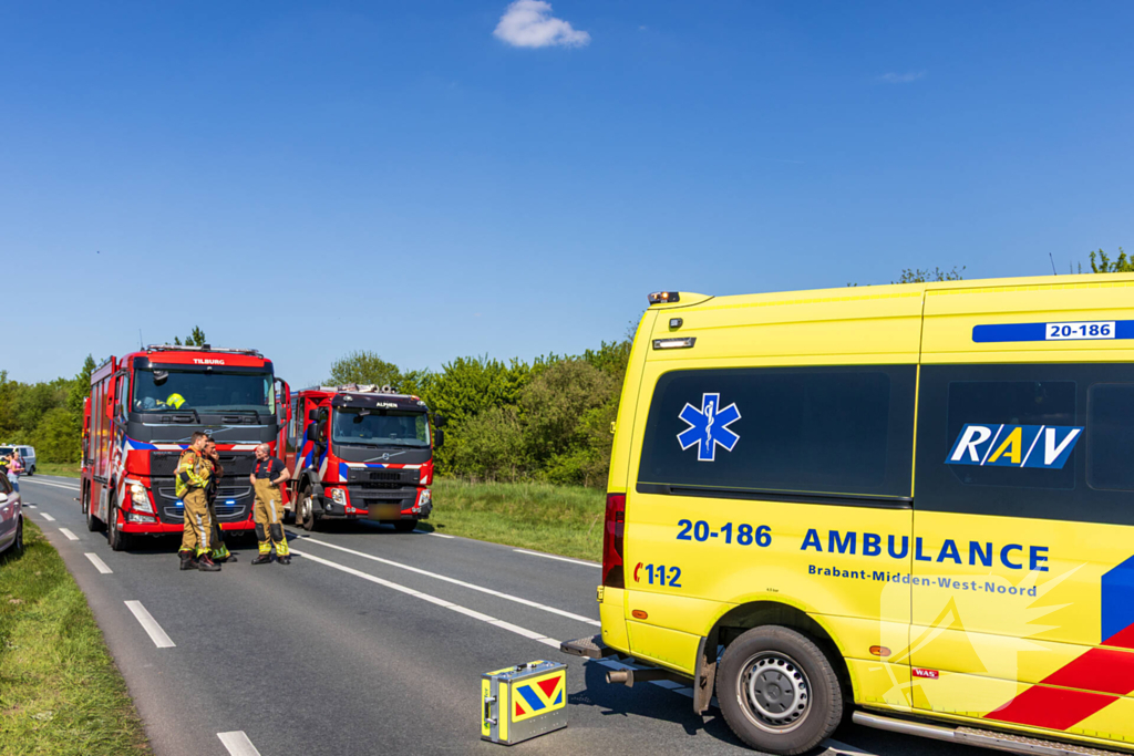 Motorrijder zwaargewond bij ongeval