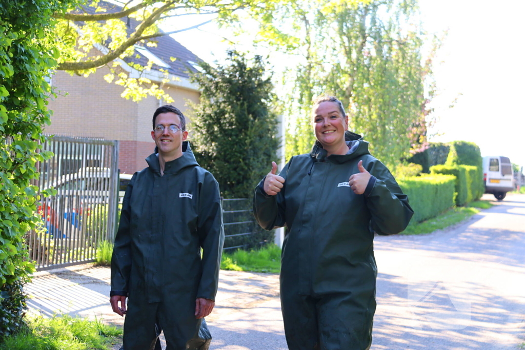 Man komt vast te zitten met voet in vlonder