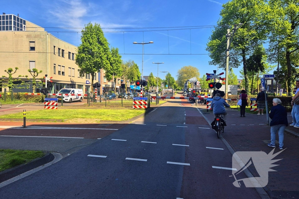 Spoorwegovergangen dicht door storing