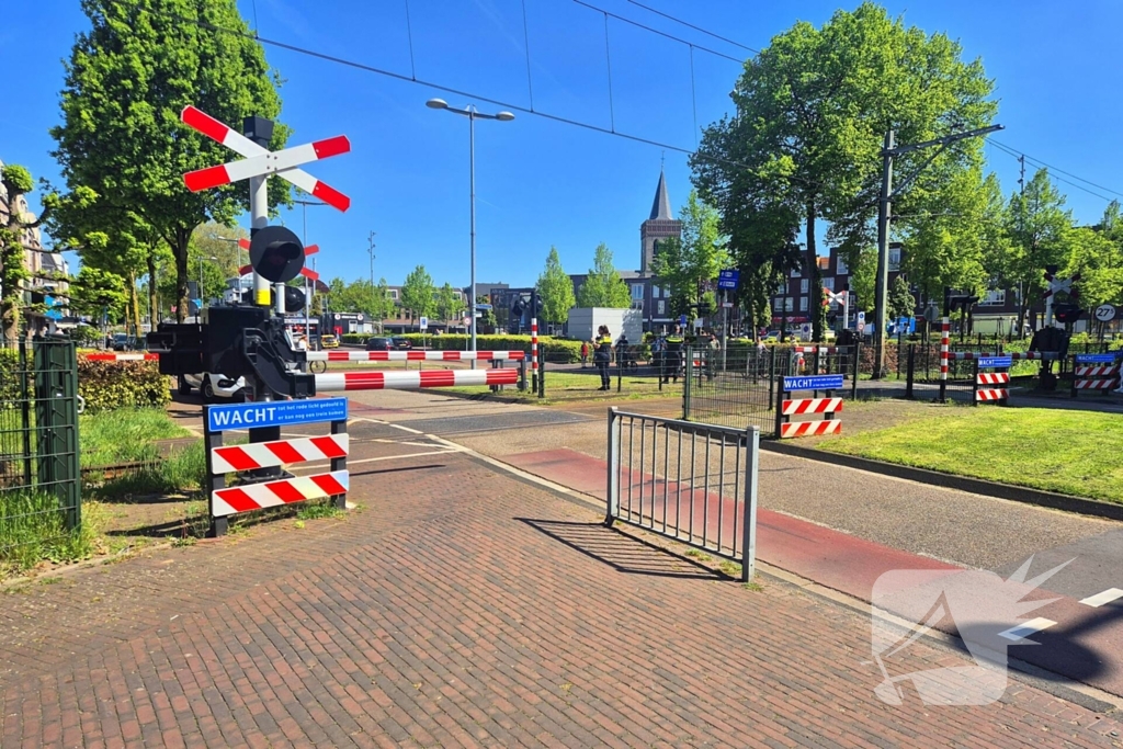 Spoorwegovergangen dicht door storing
