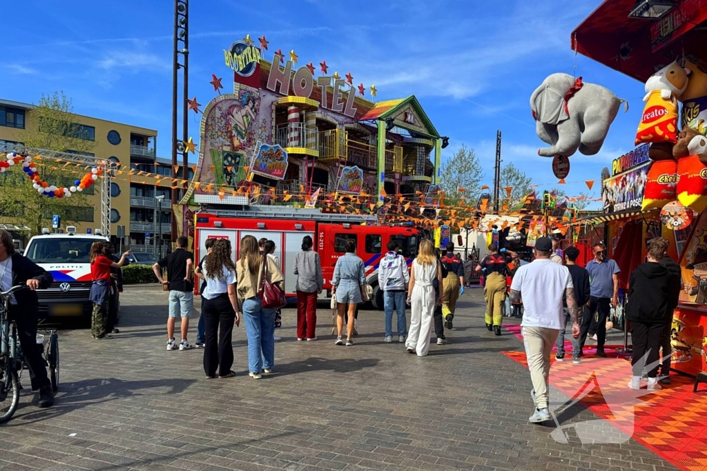 Traumateam ingezet voor ongeval op kermis