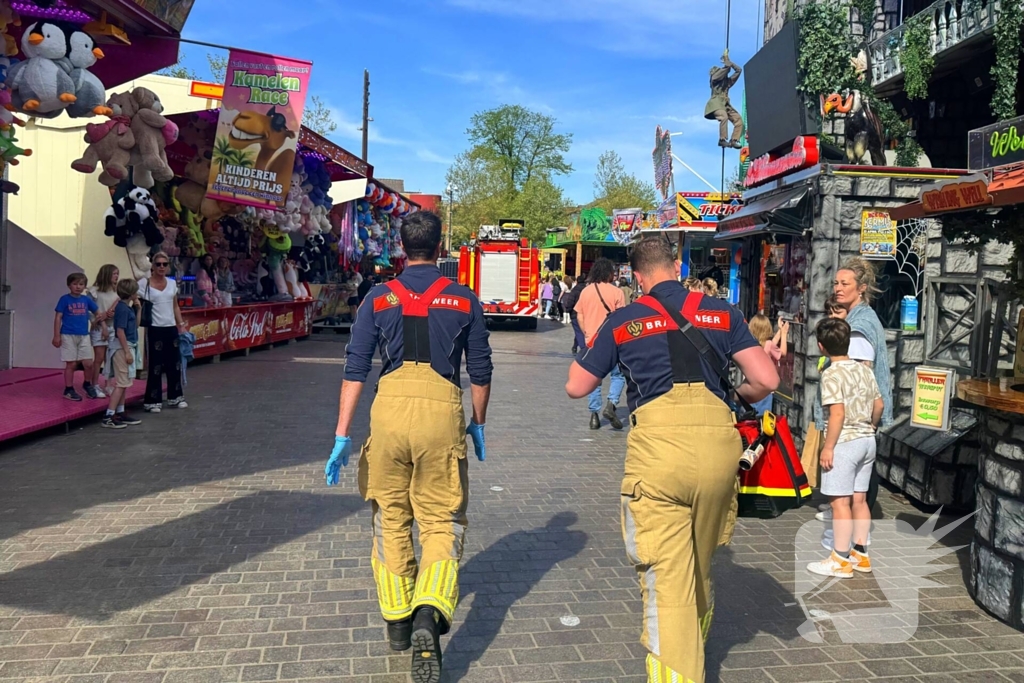 Traumateam ingezet voor ongeval op kermis