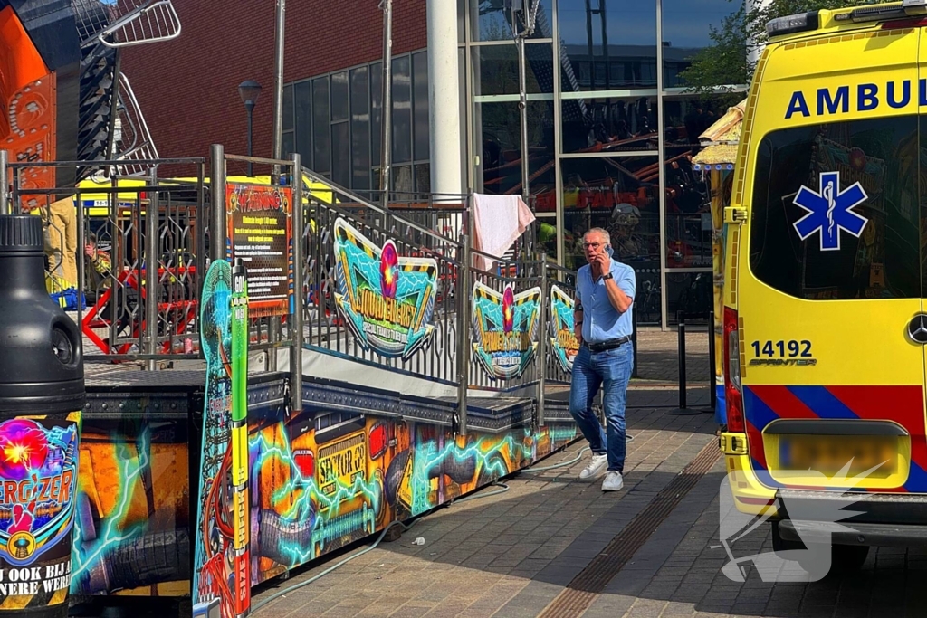 Traumateam ingezet voor ongeval op kermis