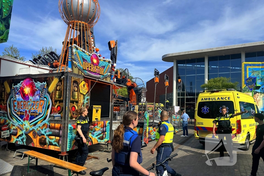 Traumateam ingezet voor ongeval op kermis