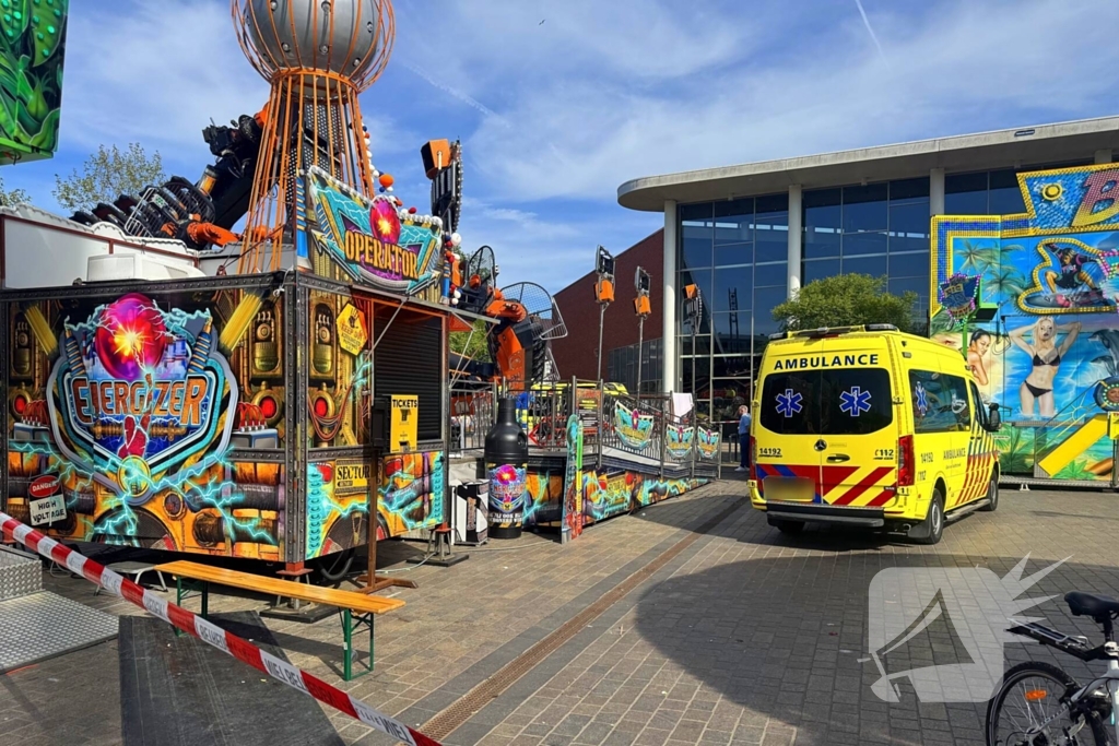 Traumateam ingezet voor ongeval op kermis