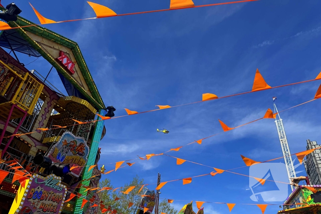 Traumateam ingezet voor ongeval op kermis