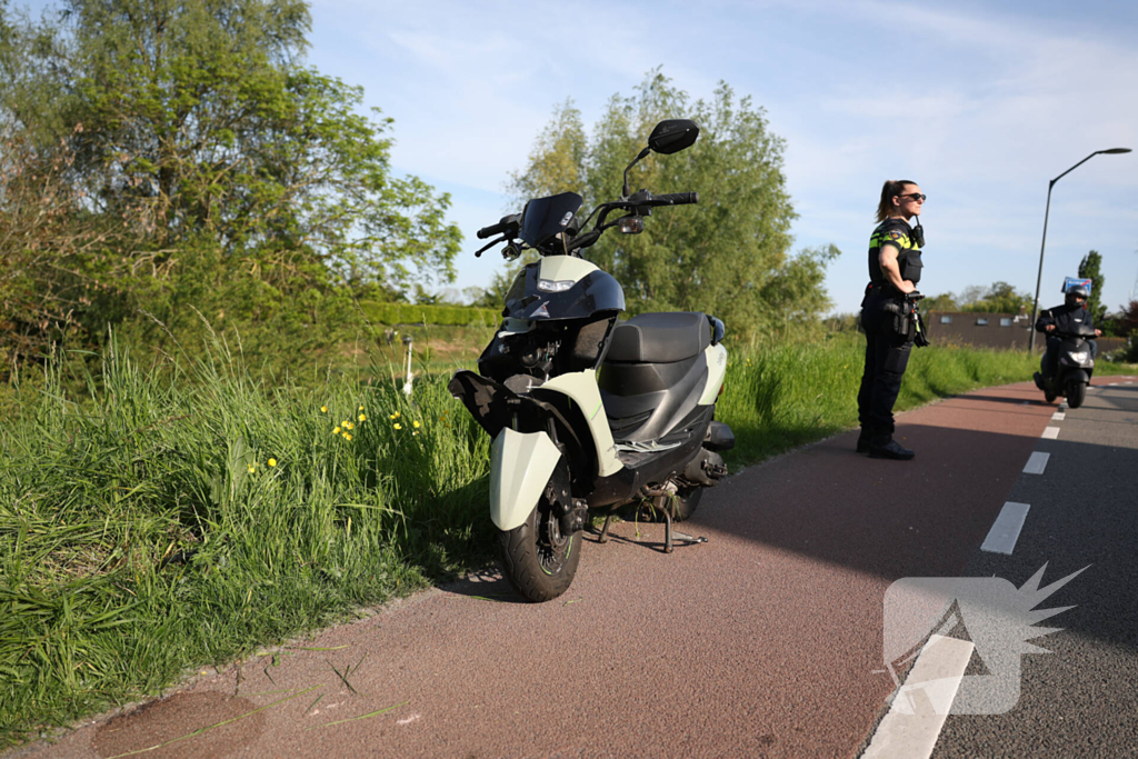 Ttraumateam ingezet voor zwaargewonde scooterrijder