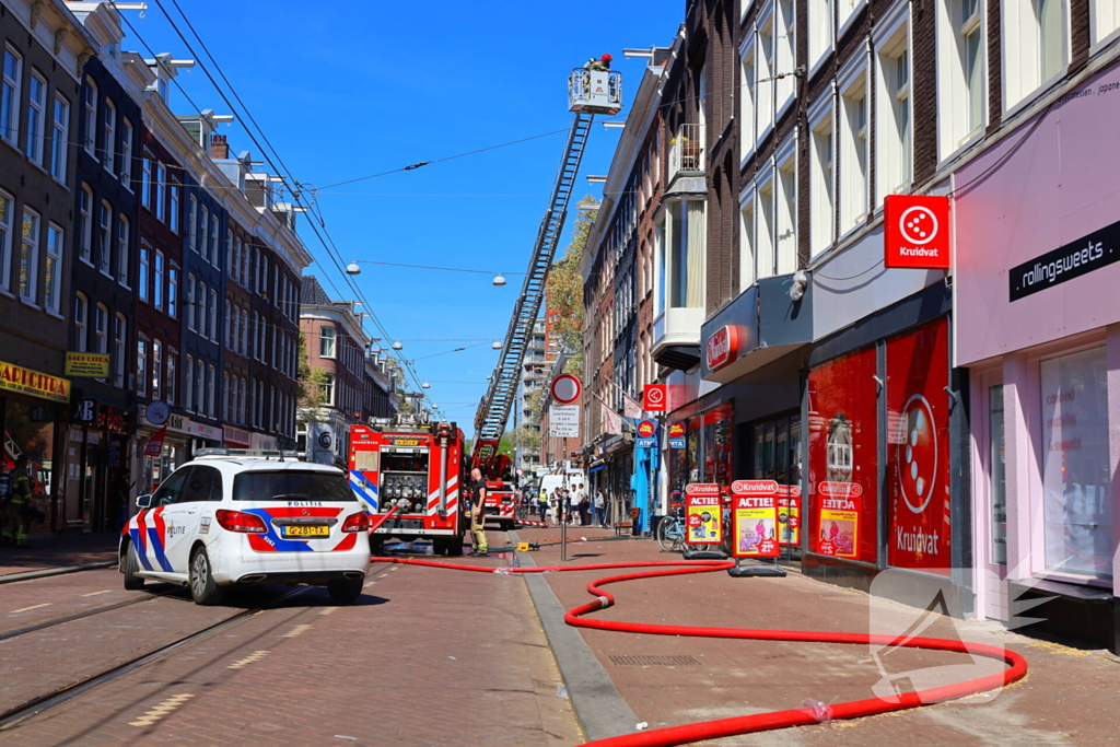 Bluswerkzaamheden na brand op dak