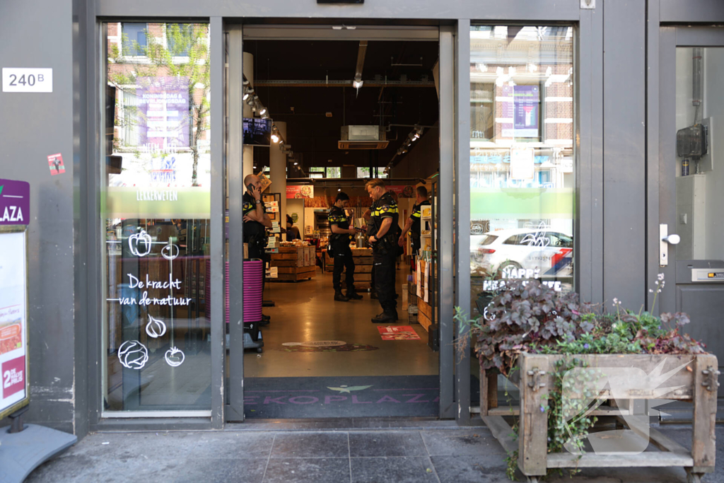 Overval op biologische supermarkt