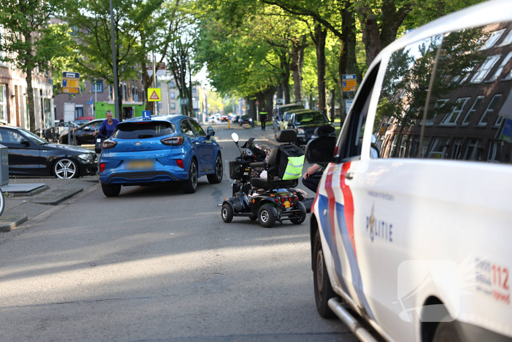 Fatbiker laat gewonde scootmobieler op straat liggen