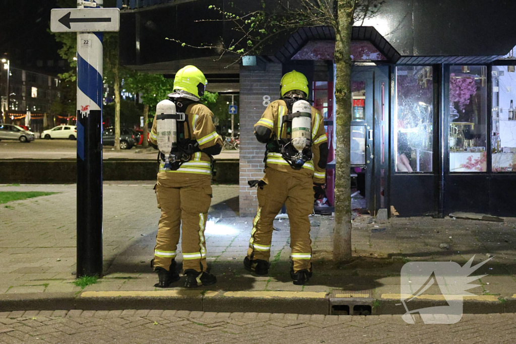 Hevige explosie veroorzaakt schade aan restaurant