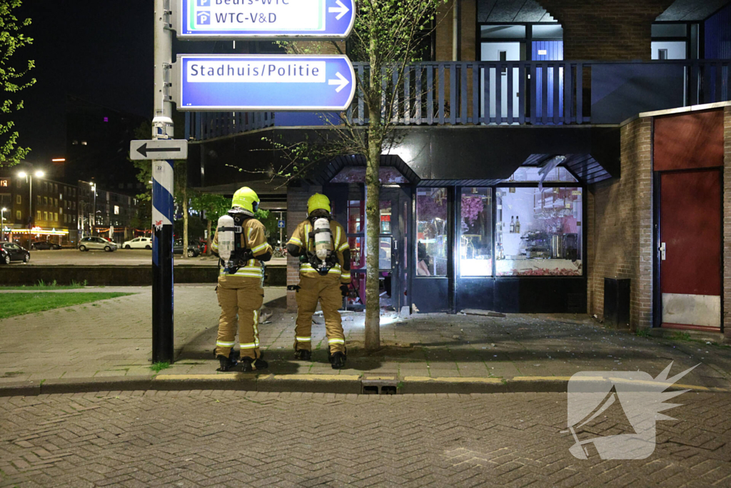 Hevige explosie veroorzaakt schade aan restaurant
