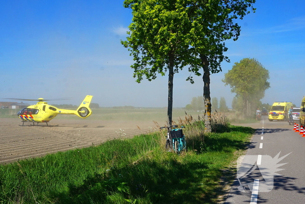 Kind valt van fiets en raakt gewond