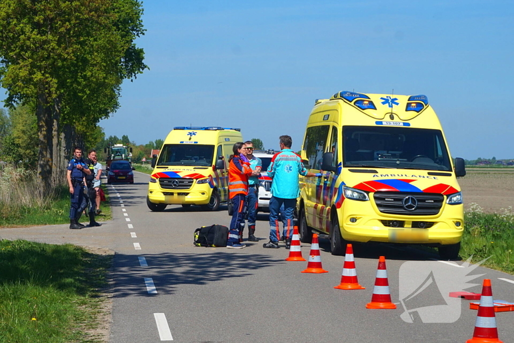 Kind valt van fiets en raakt gewond