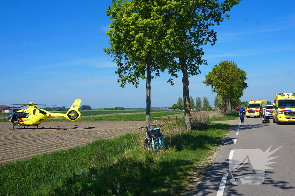 Kind valt van fiets en raakt gewond