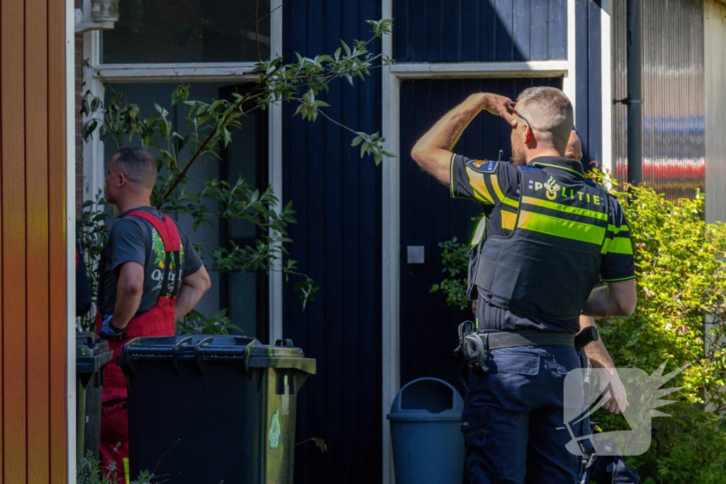 Brandweer redt cavia's uit brandende woning