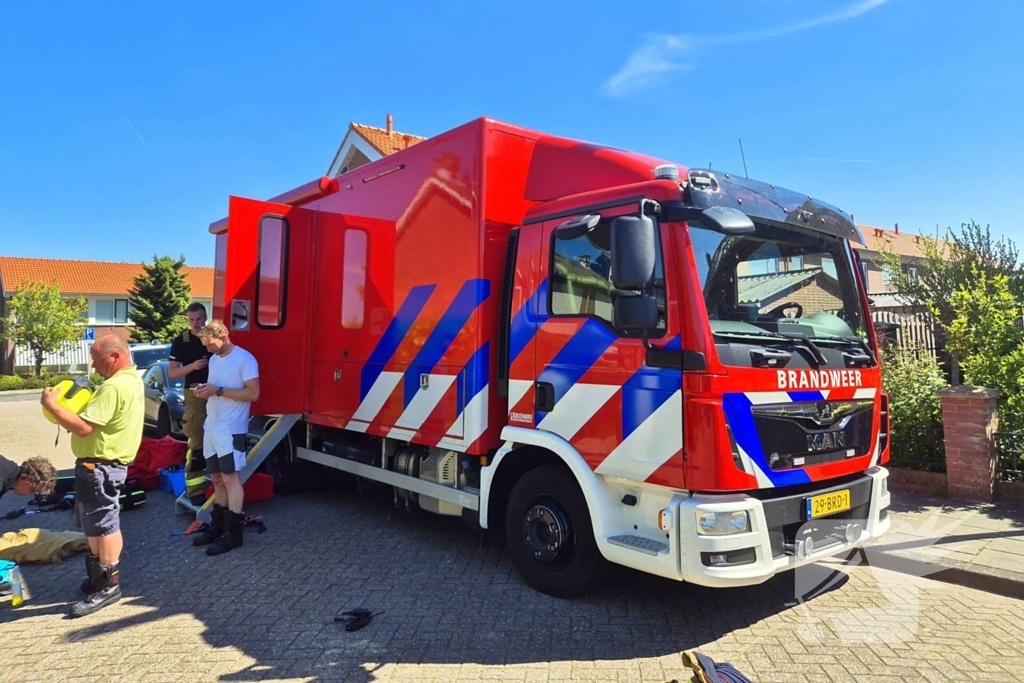 Schuur volledig verwoest door brand