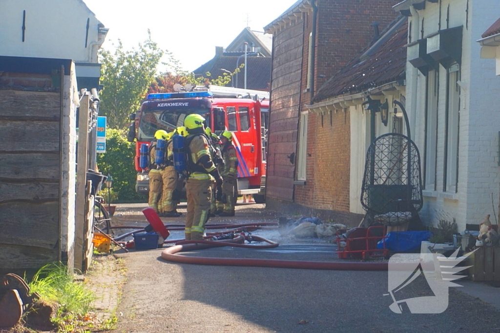Brandweer ingezet voor brand in woning