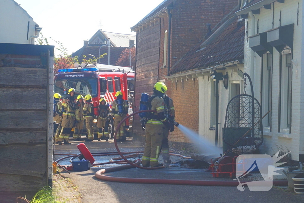 Brandweer ingezet voor brand in woning