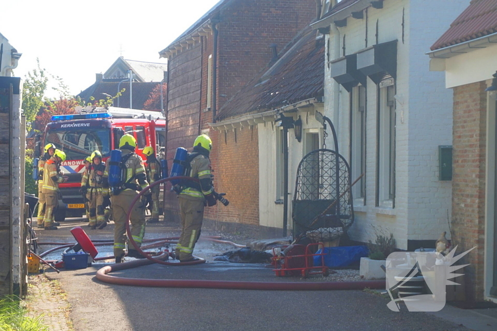 Brandweer ingezet voor brand in woning