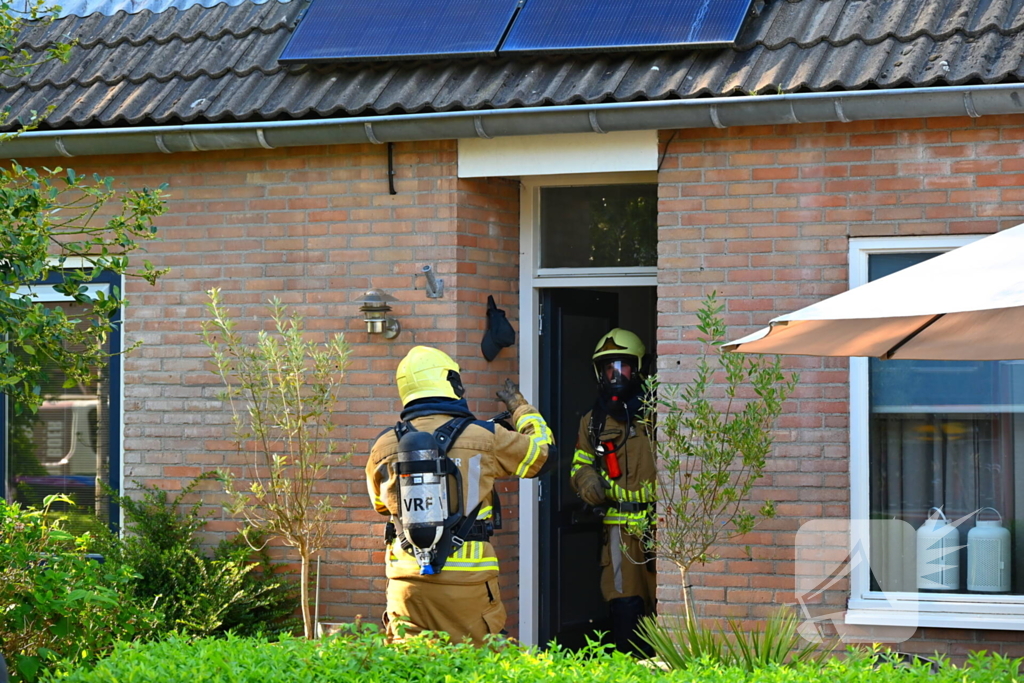 Brandweer ingezet voor brand in woning