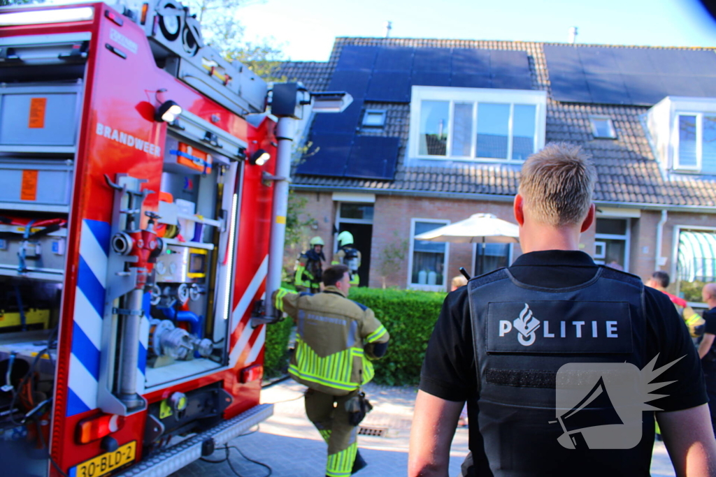 Brandweer ingezet voor brand in woning