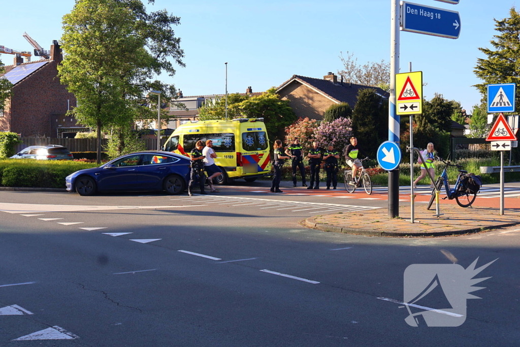 Fietser gewond bij aanrijding met auto