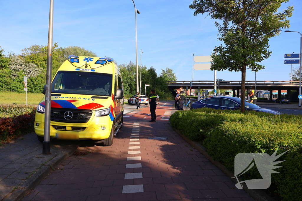 Fietser gewond bij aanrijding met auto