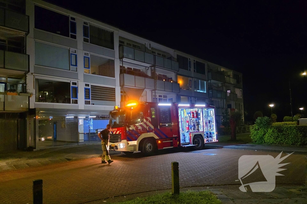 Politie stelt sporen veilig na melding woningbrand
