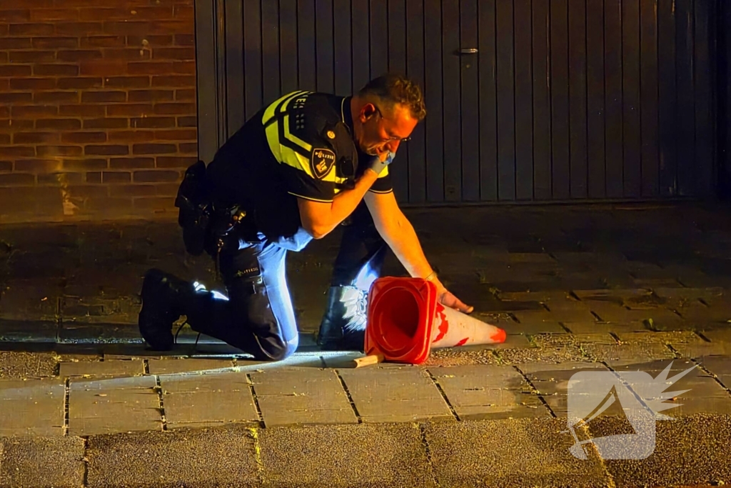 Politie stelt sporen veilig na melding woningbrand