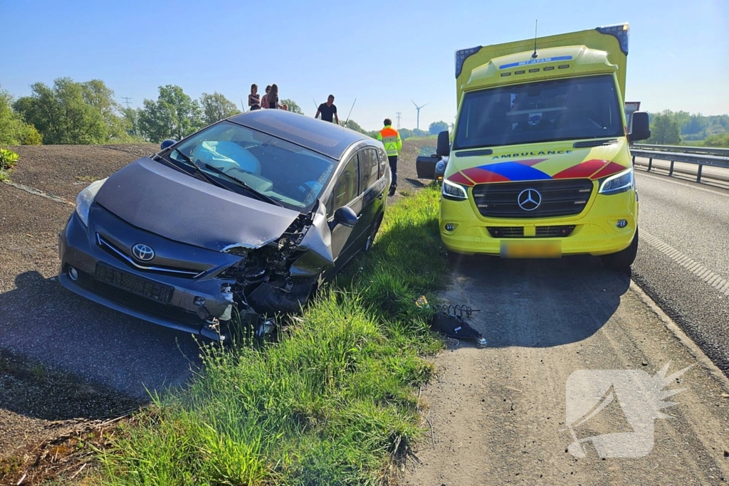 Voertuig geborgen na ongeval