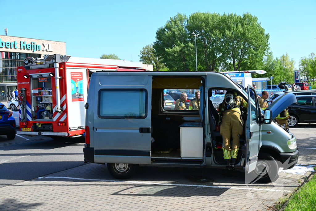 DHL-medewerker voorkomt erger bij brand