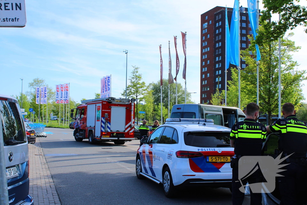 DHL-medewerker voorkomt erger bij brand